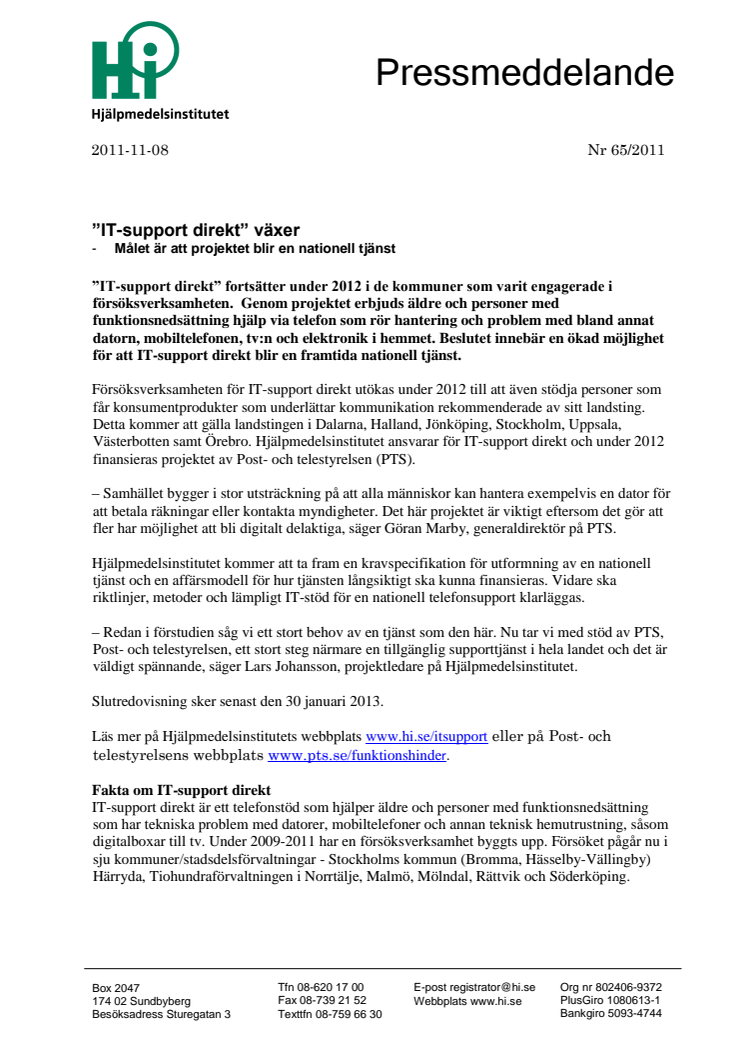 ”IT-support direkt” växer