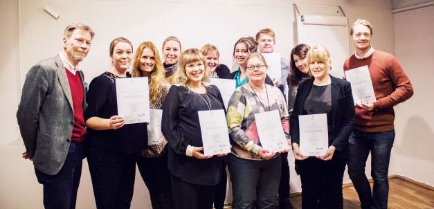 Diplomutdelning för certifierade fundraisers