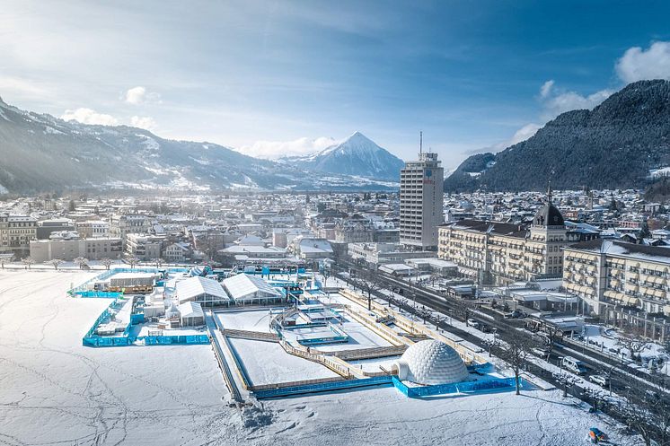Interlaken Top of Europe Ice-Magic-Winter-schneegelände