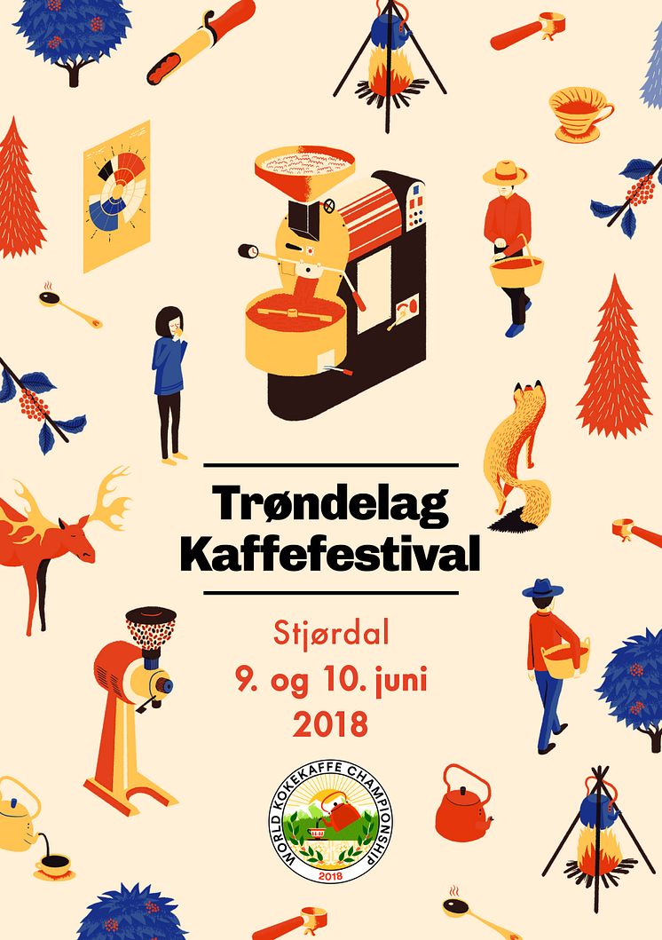 Trøndelag kaffefestival 2018, plakat