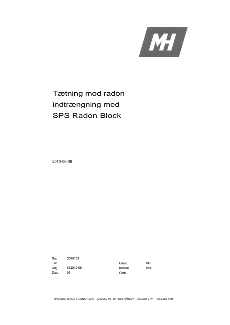 Dokumentation SPS Radon Block