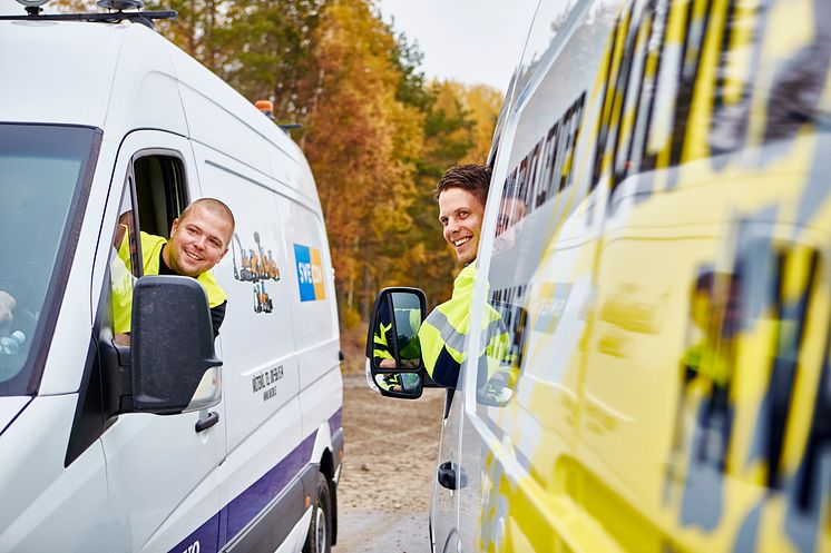 Volvo service på väg - Förbifart Stockholm