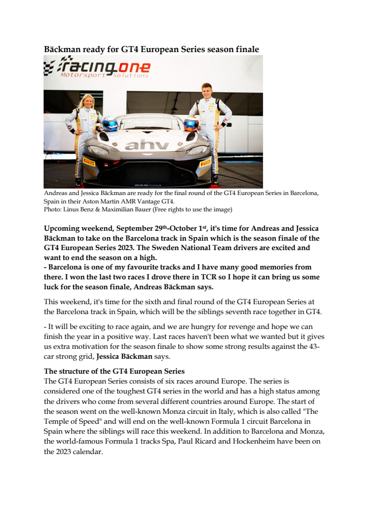 230927 ENG Pressrelease, GT4 Europe Barcelona.pdf