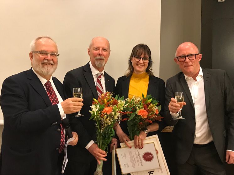 Ola Schön och Lina Dahlbäck blev 2018 års vinnare av Axelpriset
