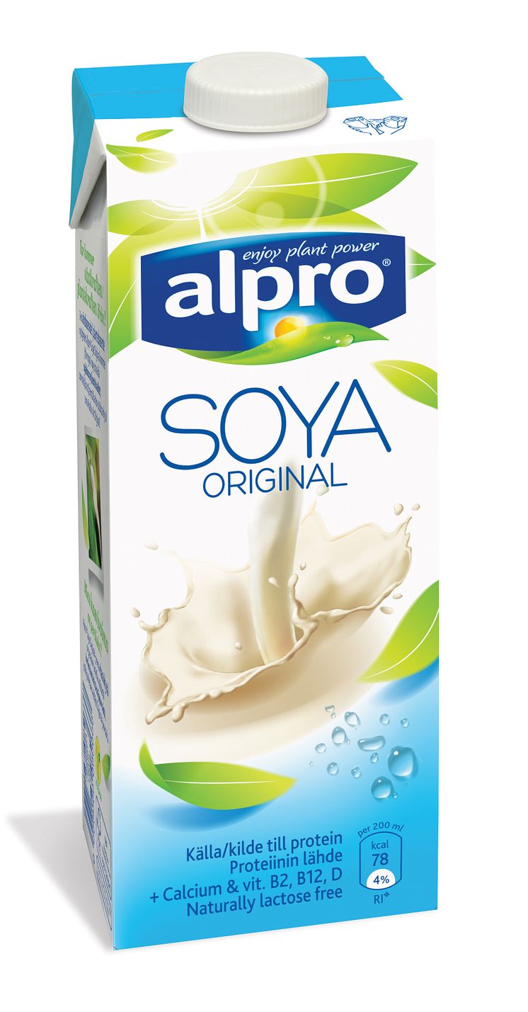 Alpro soyadrikk naturell med kalsium 1 l