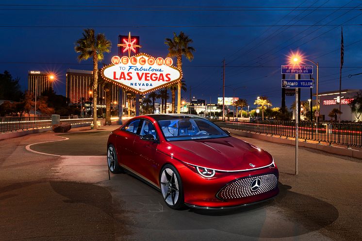 Mercedes-Benz på CES i Las Vegas 2024