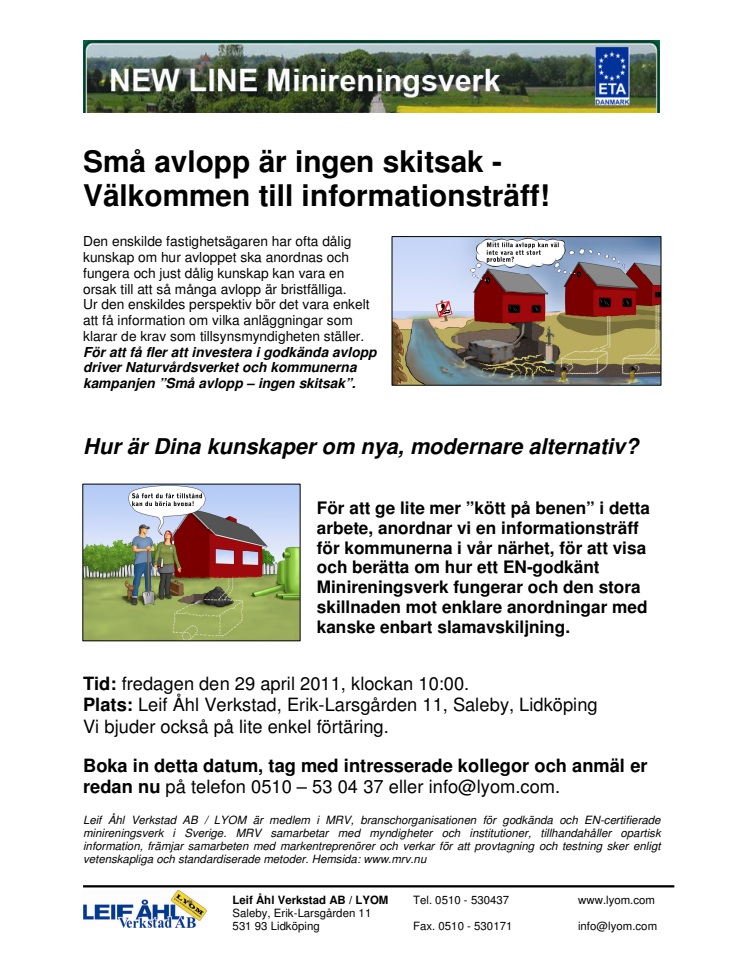 Informationsträff om enskilt avlopp