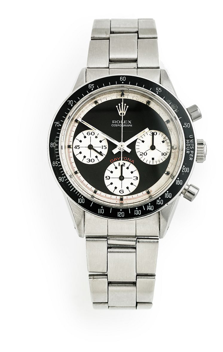 Rolex: Model Daytona Cosmograph "Paul Newman". Vurdering: 1 mio. kr.