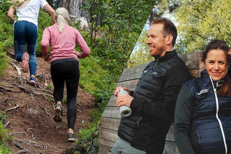 Trail run med Emil och Anna Jönsson Haag