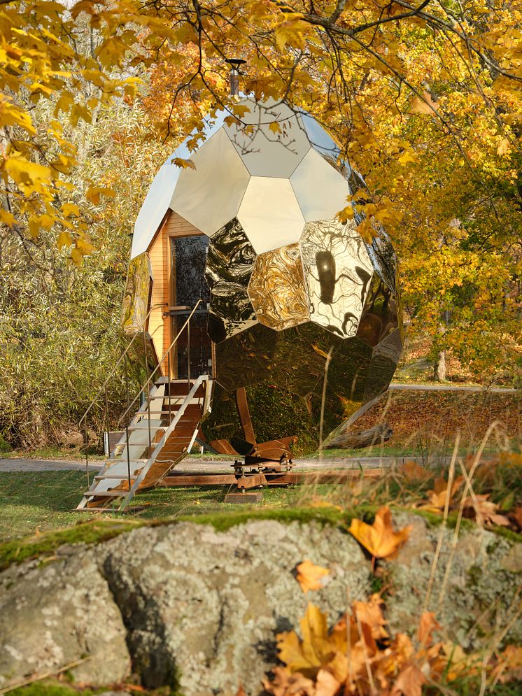 Solar Egg för Riksbyggen av Bigert och Bergström på Waldemarsudde