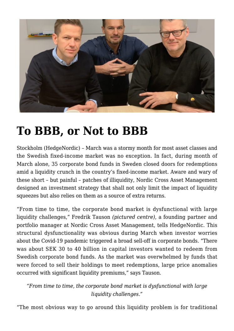 To BBB, or Not to BBB
