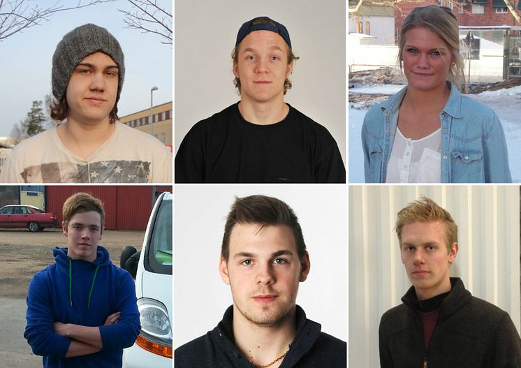 Finalisterna i "SM för unga plåtslagare 2014"