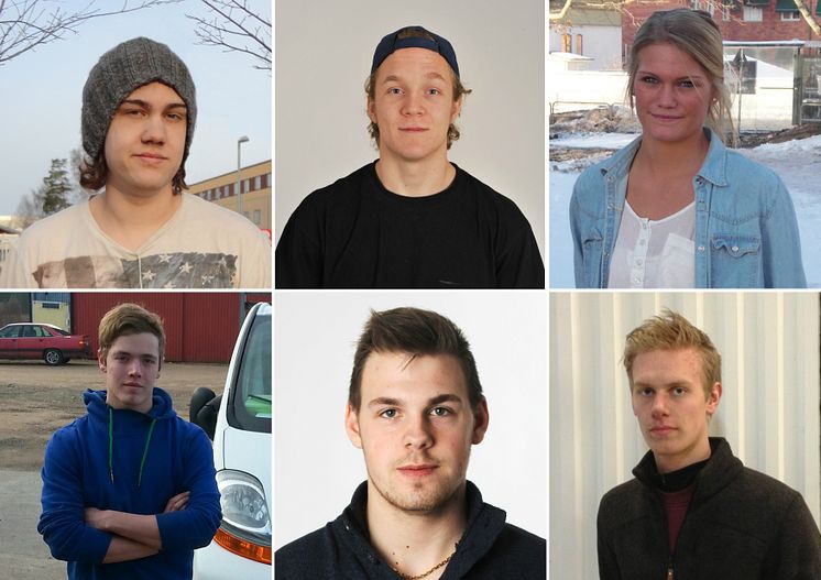 Finalisterna i "SM för unga plåtslagare 2014"