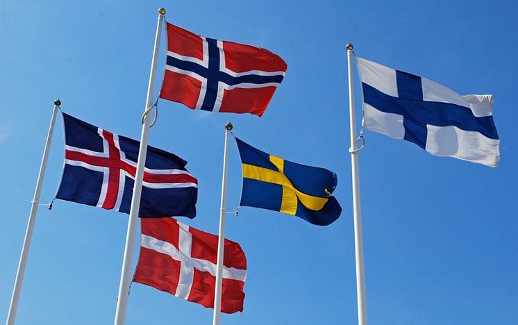 Nordic flags