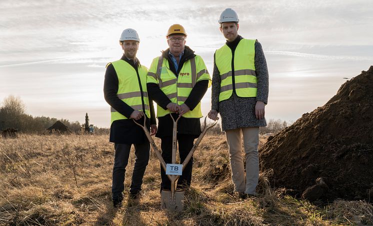 Första spadtaget TB-Gruppen Elpro