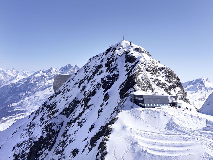 Restaurant Matterhorn glacier paradise Außenansicht 