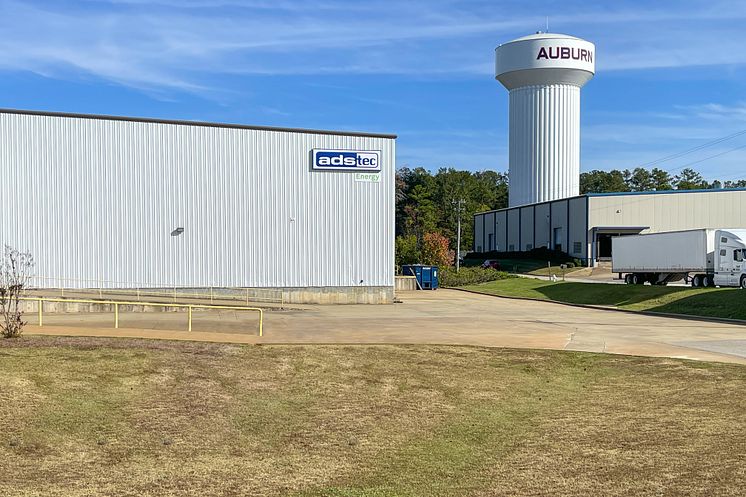 ADS-TEC Energy etabliert ersten nordamerikanischen Standort in Auburn, Alabama, USA 