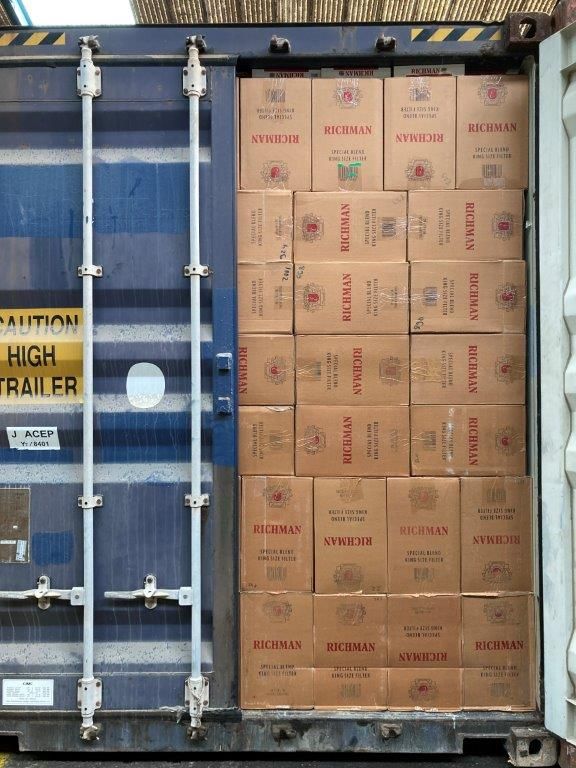 Cigarettes seized at Port of Hull 2