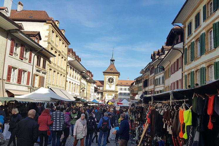 Martinsmarkt in Murten (Jura & Drei-Seen-Land)