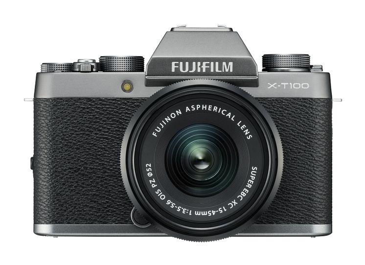 FUJIFILM X-T100 dark silver and XC15-45