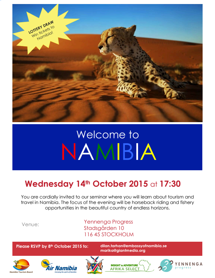 Welcome to Namibia!