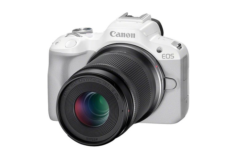 41_Canon_EOSR50_White_FrontSlantLeft_RF-S55-210mm