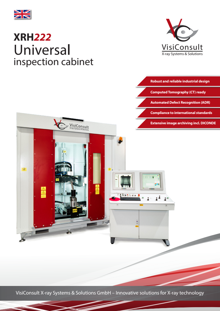 XRH222 - Universal X-ray inspection cabinet