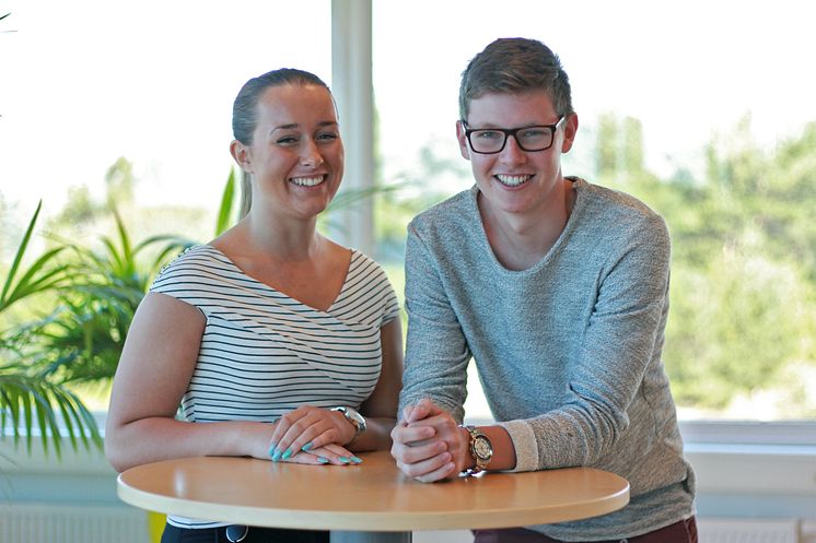 Cornelia Hallberg och Alexander Solberg