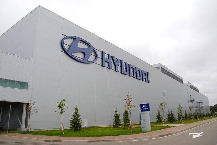 Hyundai-fabriken St.Petersburg, Ryssland