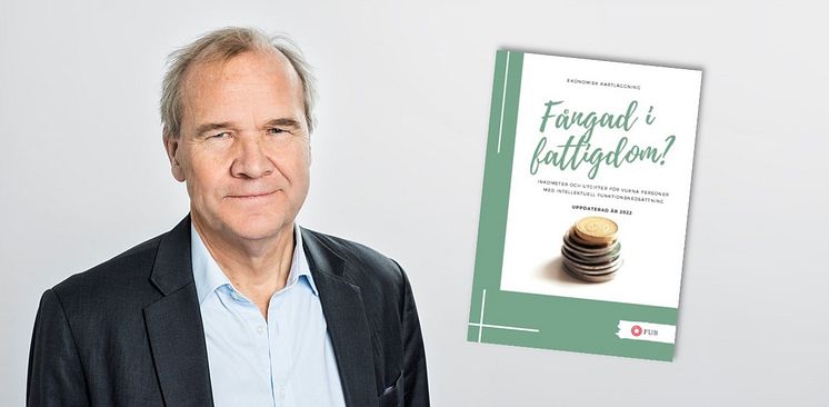 FUBs förbundsordförande Anders Lago, framsidan av rapporten Fångad i fattigdom.jpg