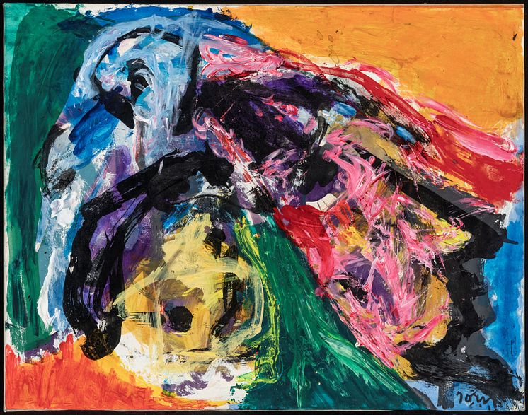 Asger Jorn: Komposisjon, udatert. 