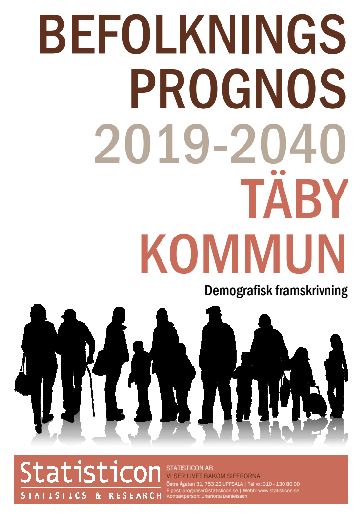 Befolkningsprognos Täby kommun 2019-2040