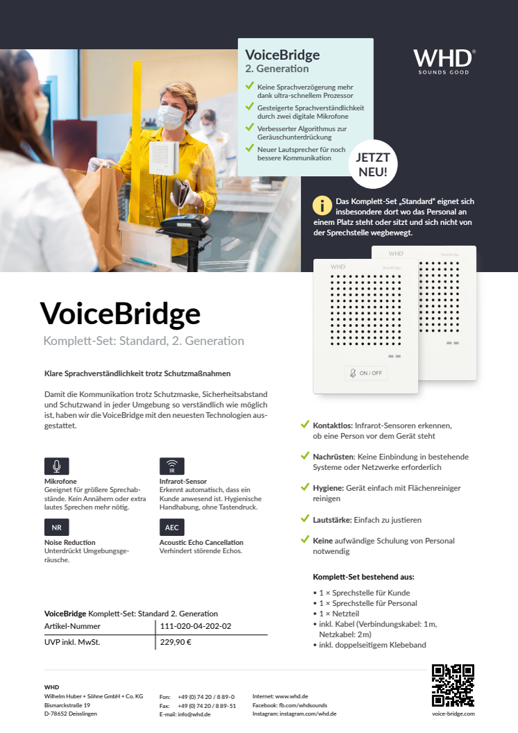 VoiceBridge Standard 2. Generation