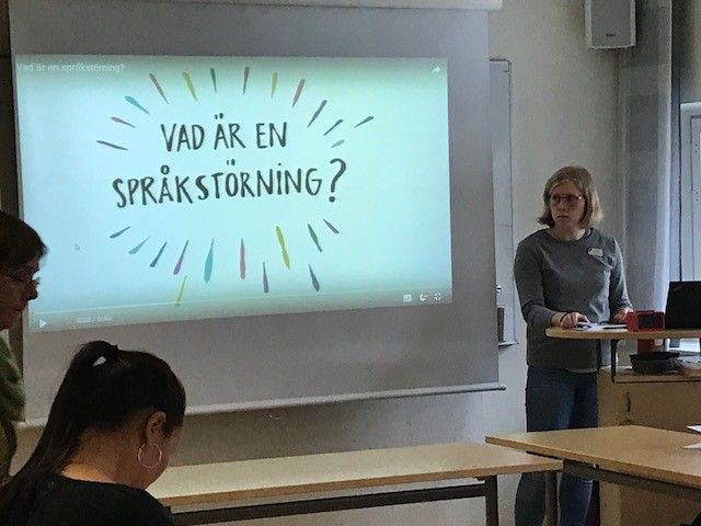 Elin Solli föreläser om språkstörningar i Nackas kommunala skolor