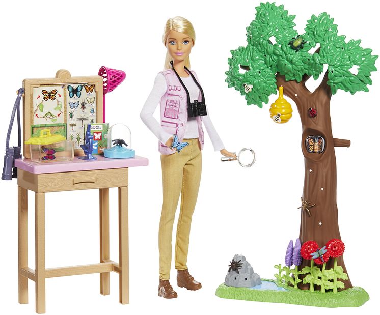 Barbie® National Geographic Butterfly Scientist Playset