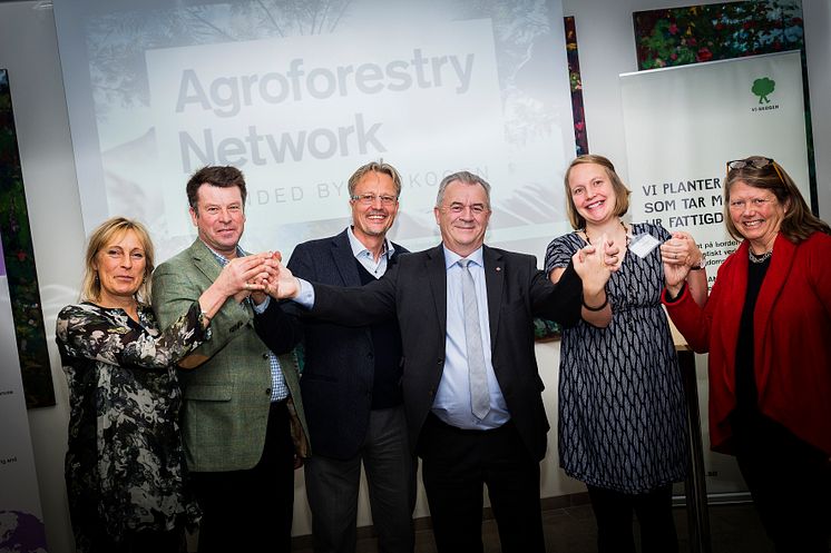 Sven-Erik Bucht, landsbygdsminister, inviger Agroforestry Network