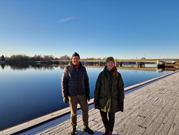 Mikael Lundberg och Malin Gyll