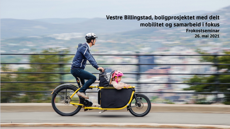 Vestre Billingstad, boligprosjekt med delt mobilitet og samarbeid i fokus