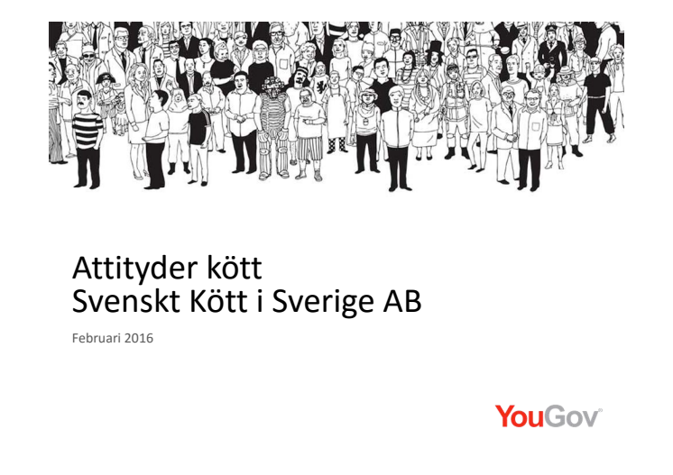 Rapport YouGov Attityder till kött 2016