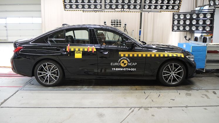 BMW 3-sarjan Sedan Euro NCAP -törmäystestissä