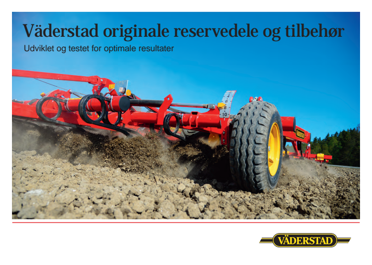 Väderstad originale reservedele og tilbehør