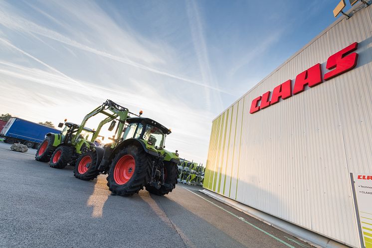 CLAAS traktorfabrik i Le Mans