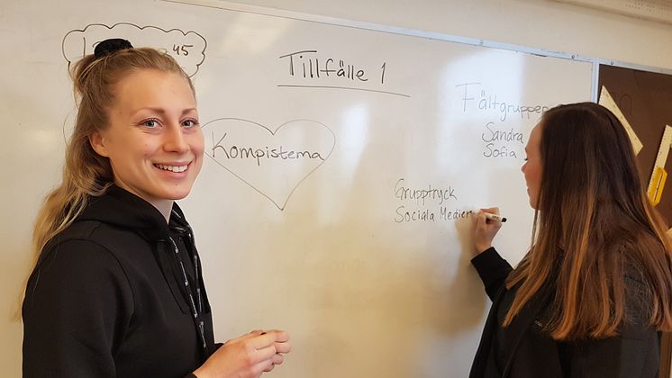 Sofia i klassrummet