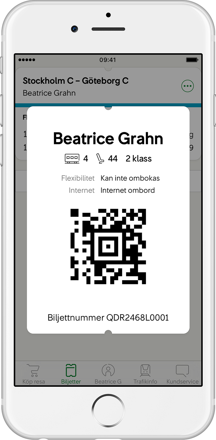 SJ App Visering 2