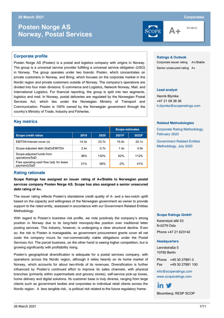 Scope Ratings_Rating Report Posten Norge_2021Mar.pdf