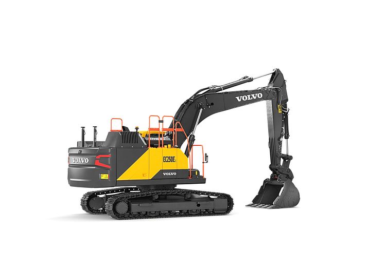 Volvo EC250E Hybrid - studiobild