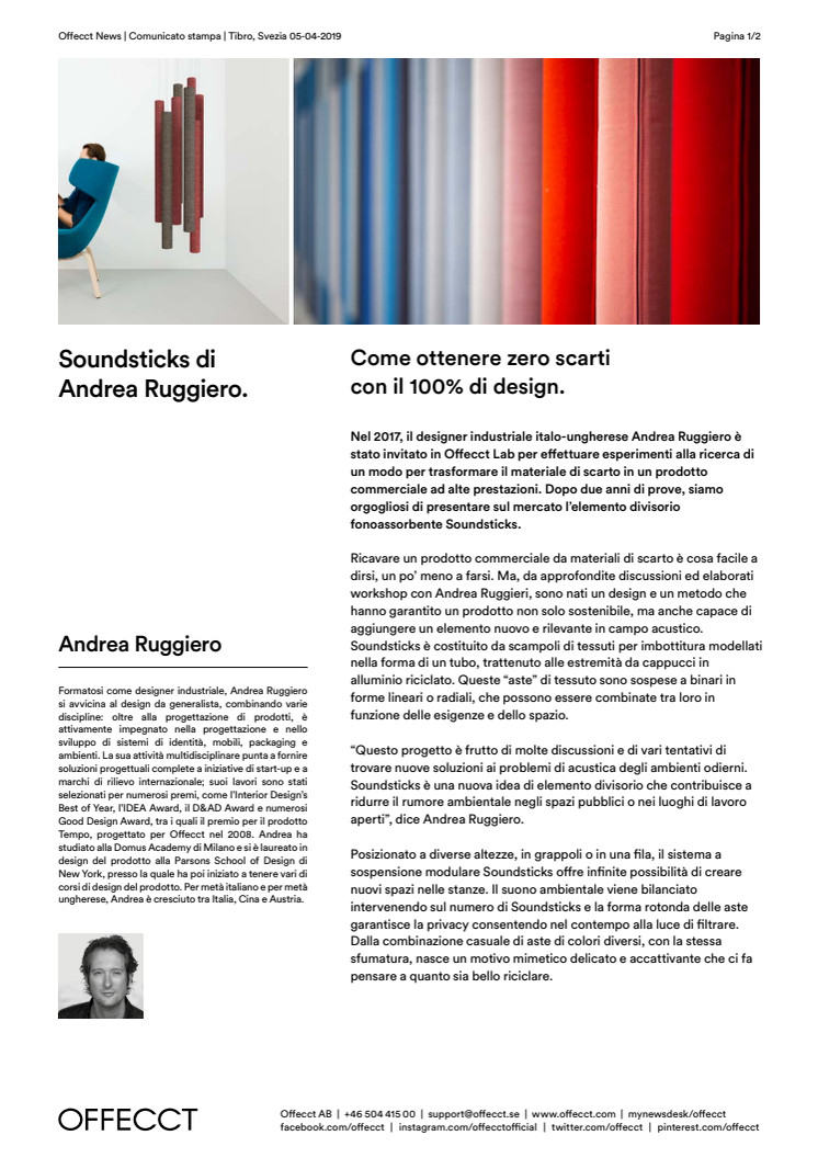 Offecct Press release Soundsticks® by Andrea Ruggiero_IT