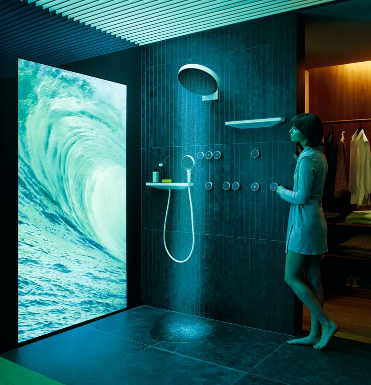 hansgrohe RainTunes digitaalinen suihkuelämys