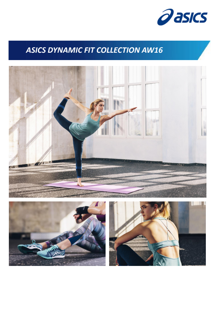 ASICS launch Dynamic Fit collection AW16