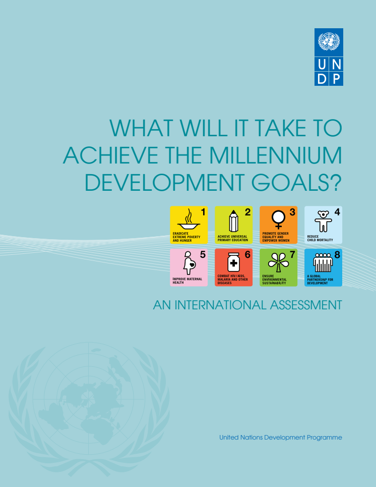 Ny UNDP-rapport presenterar handlingsplan för hur millenniemålen ska nås